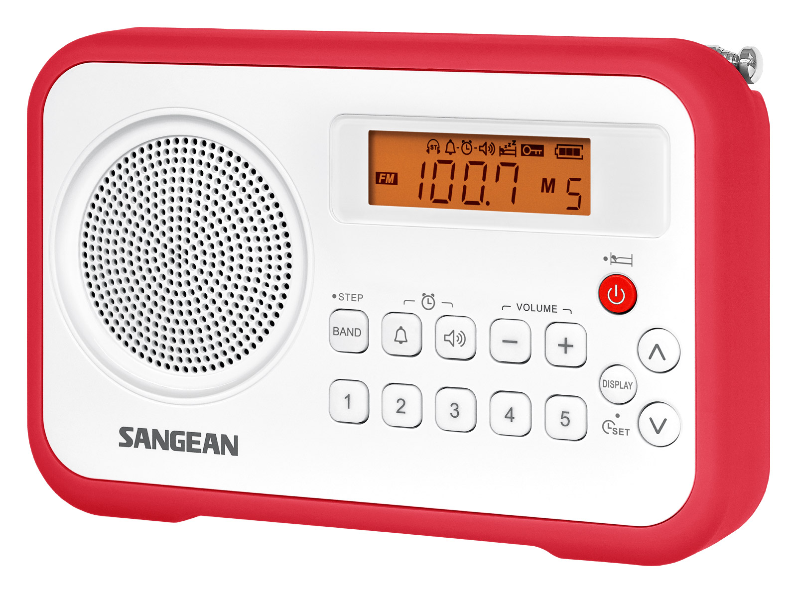 Radio portable à syntonisation numérique AM / FM Stéréo PR-D18 - PR-D18RD - Sangean
