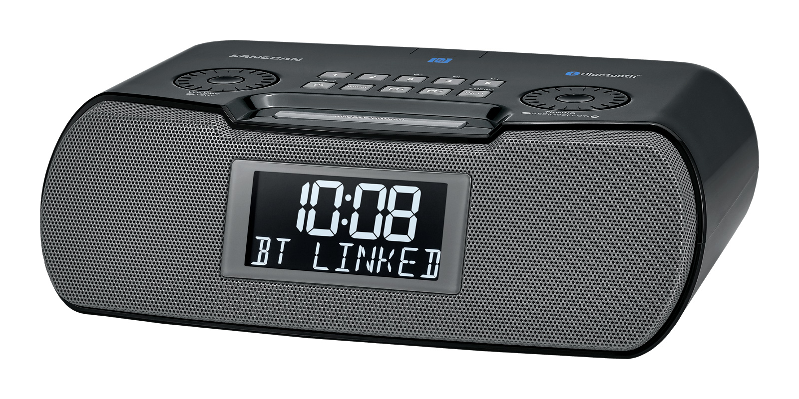 Radio réveil AM / FM - Stéréo RBDS et Bluetooth RCR-20