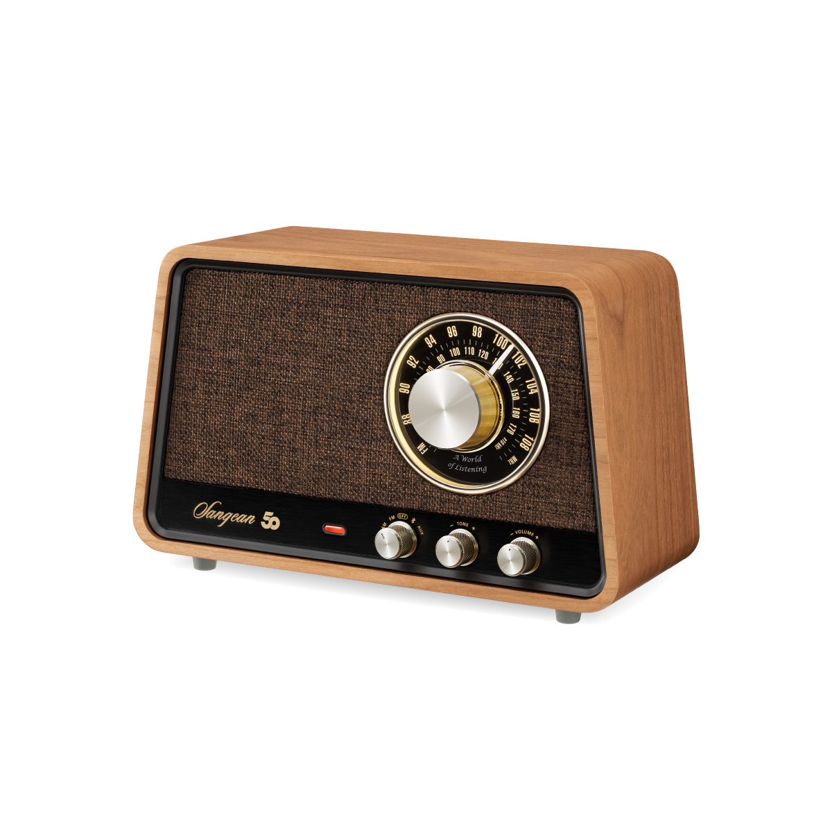 WR55 - AM / FM / Bluetooth / AUX Radio d'armoire en bois haut de gamme - WR-55 - Sangean