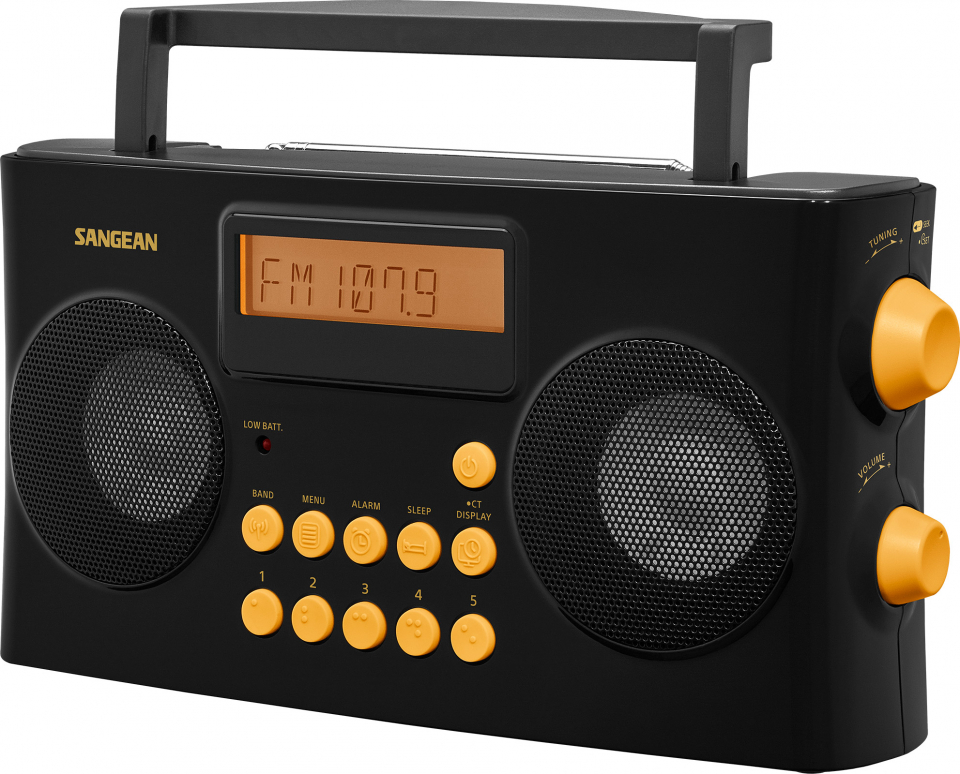 Radio portable FM stéréo RDS (RBDS) / AM Spécialement conçu pour les malvoyants avec des invites vocales guidées utiles PR-D17 - PRD17 - Sangean