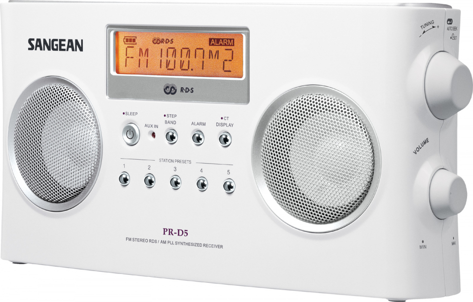 Radio portable AM / FM - Stéréo RBDS PR-D5 - PRD5 - Sangean